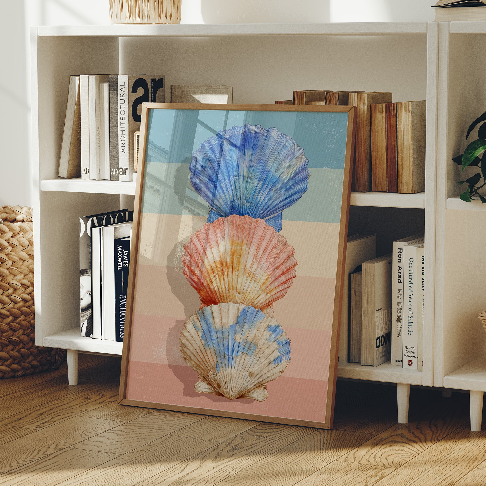 Scallops in Sunset Stripes