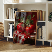Heirloom Reds on Gingham