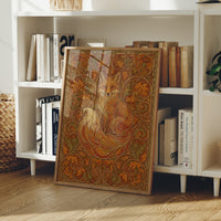 Curled Fox: Art Nouveau Pattern Study