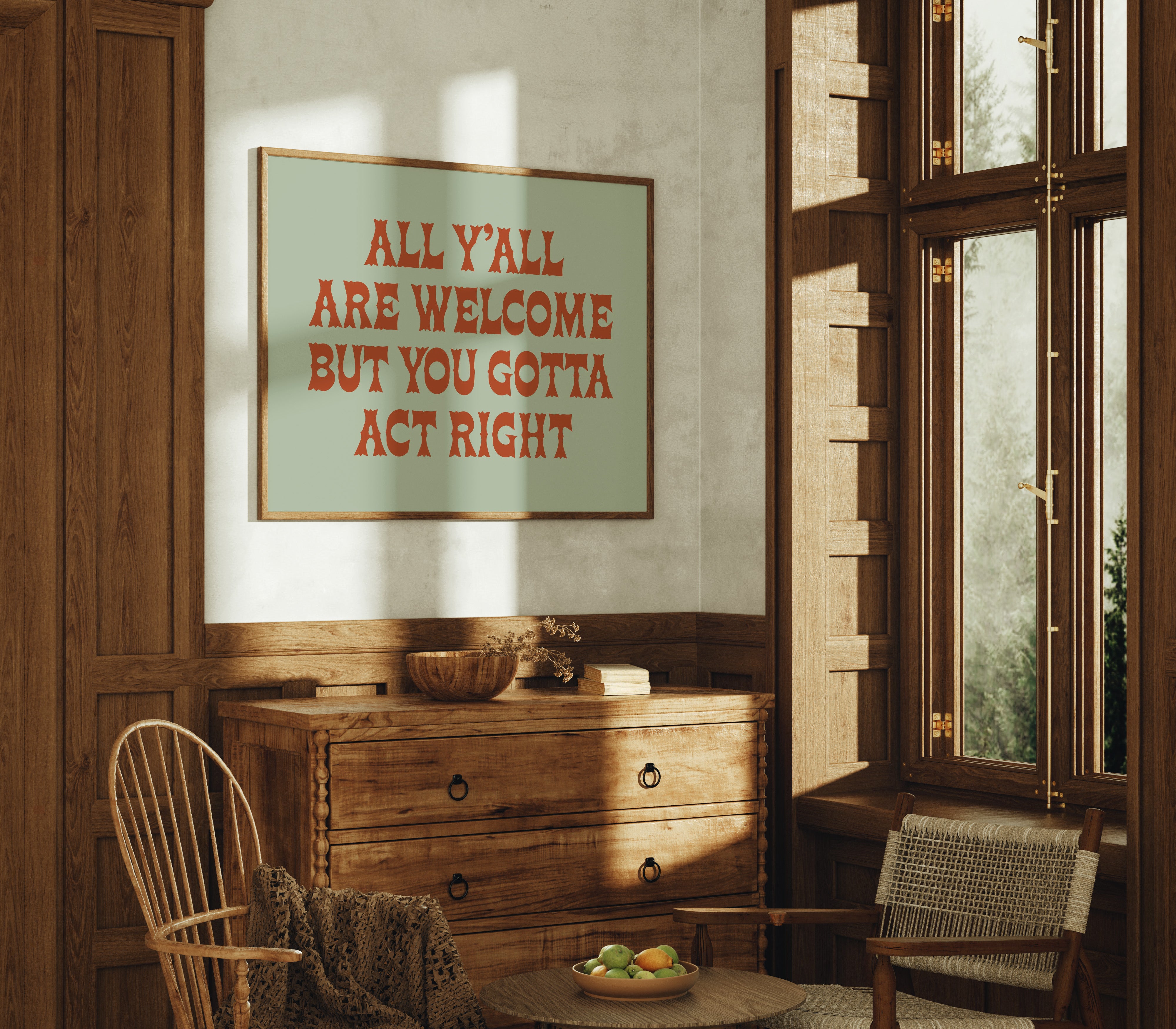 Welcome, But Act Right