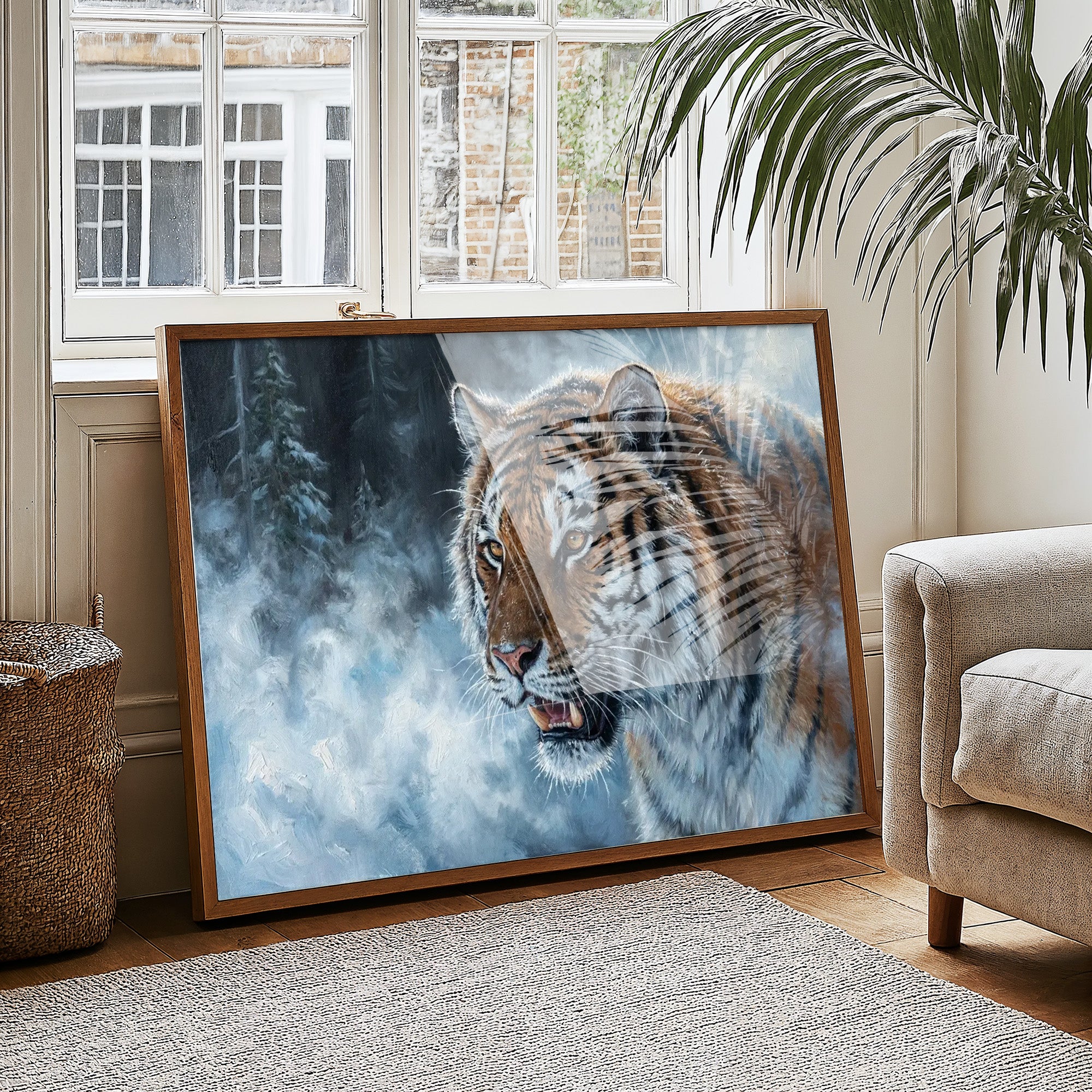 Siberian Tiger in the Snow