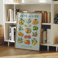Zest for Life: Vintage Citrus Chart