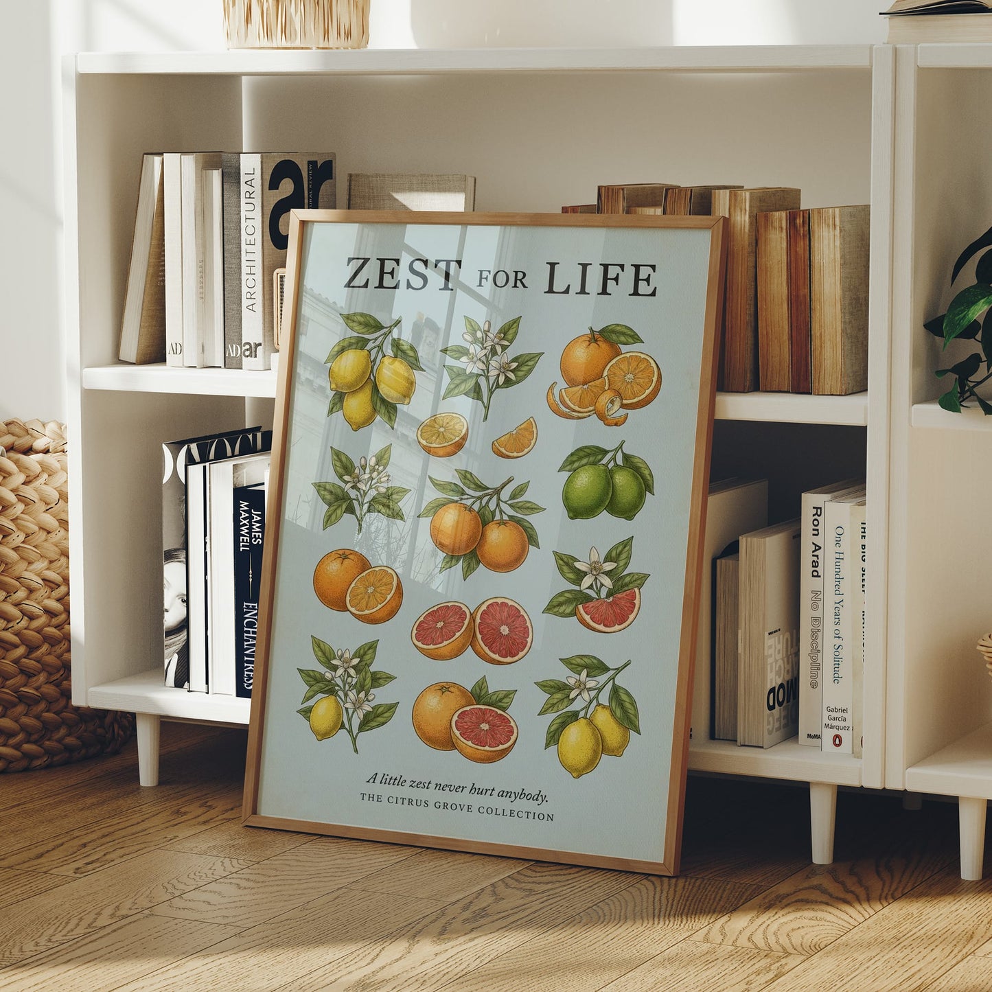 Zest for Life: Vintage Citrus Chart