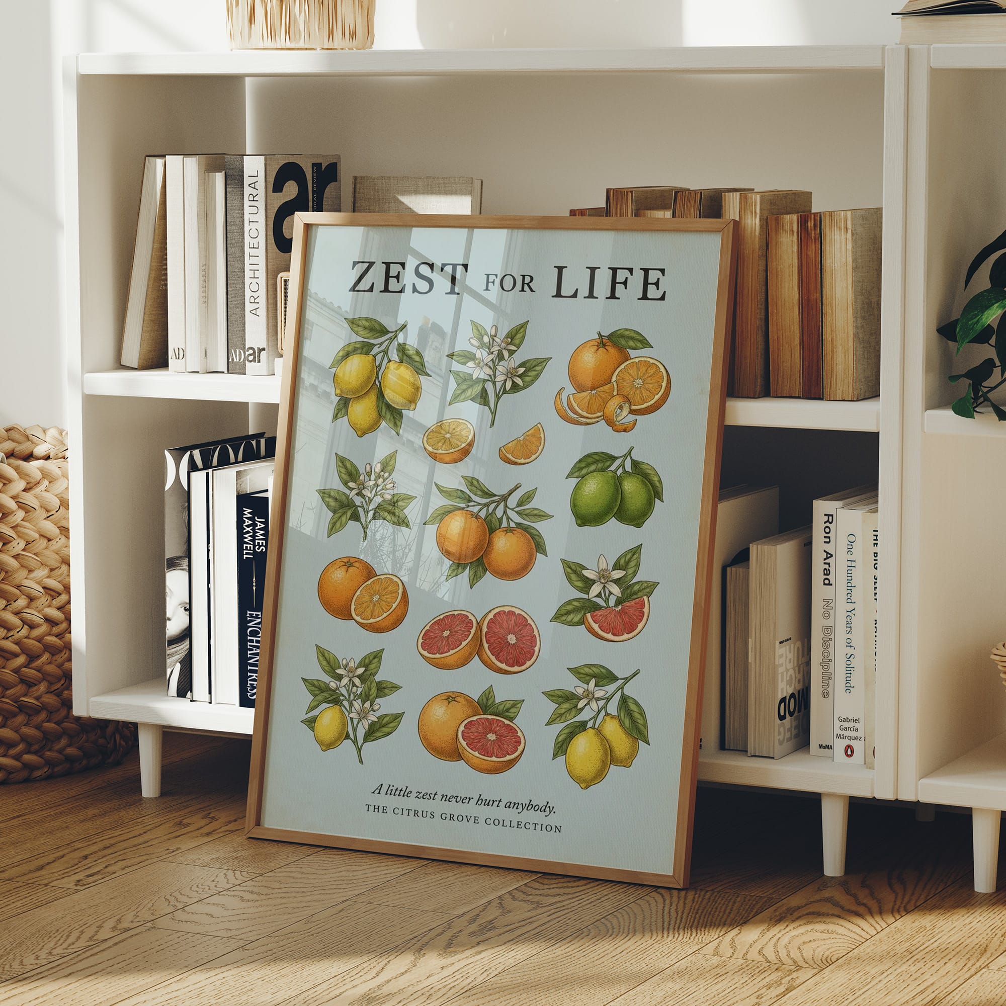 Zest for Life: Vintage Citrus Chart