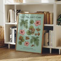 Salt Air, Don't Care: Vintage Coastal Botanical Chart
