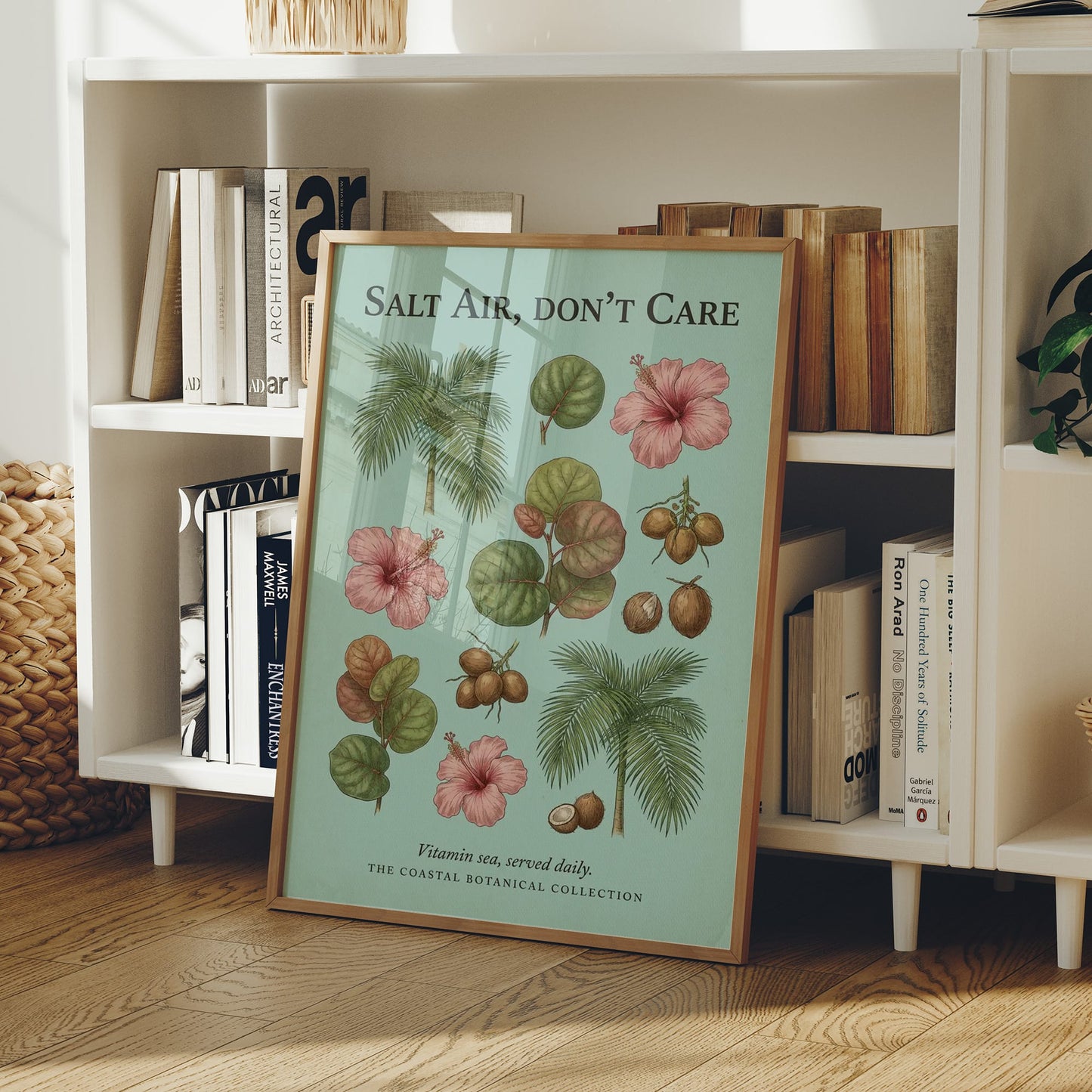 Salt Air, Don't Care: Vintage Coastal Botanical Chart