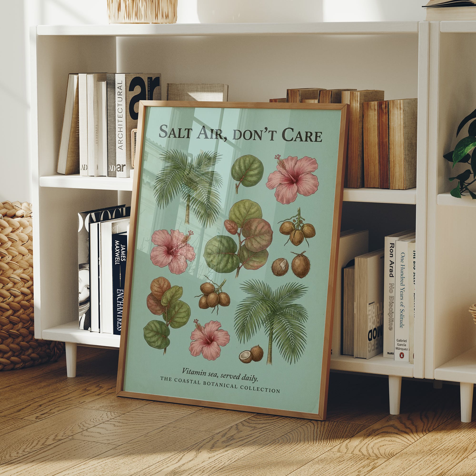 Salt Air, Don't Care: Vintage Coastal Botanical Chart