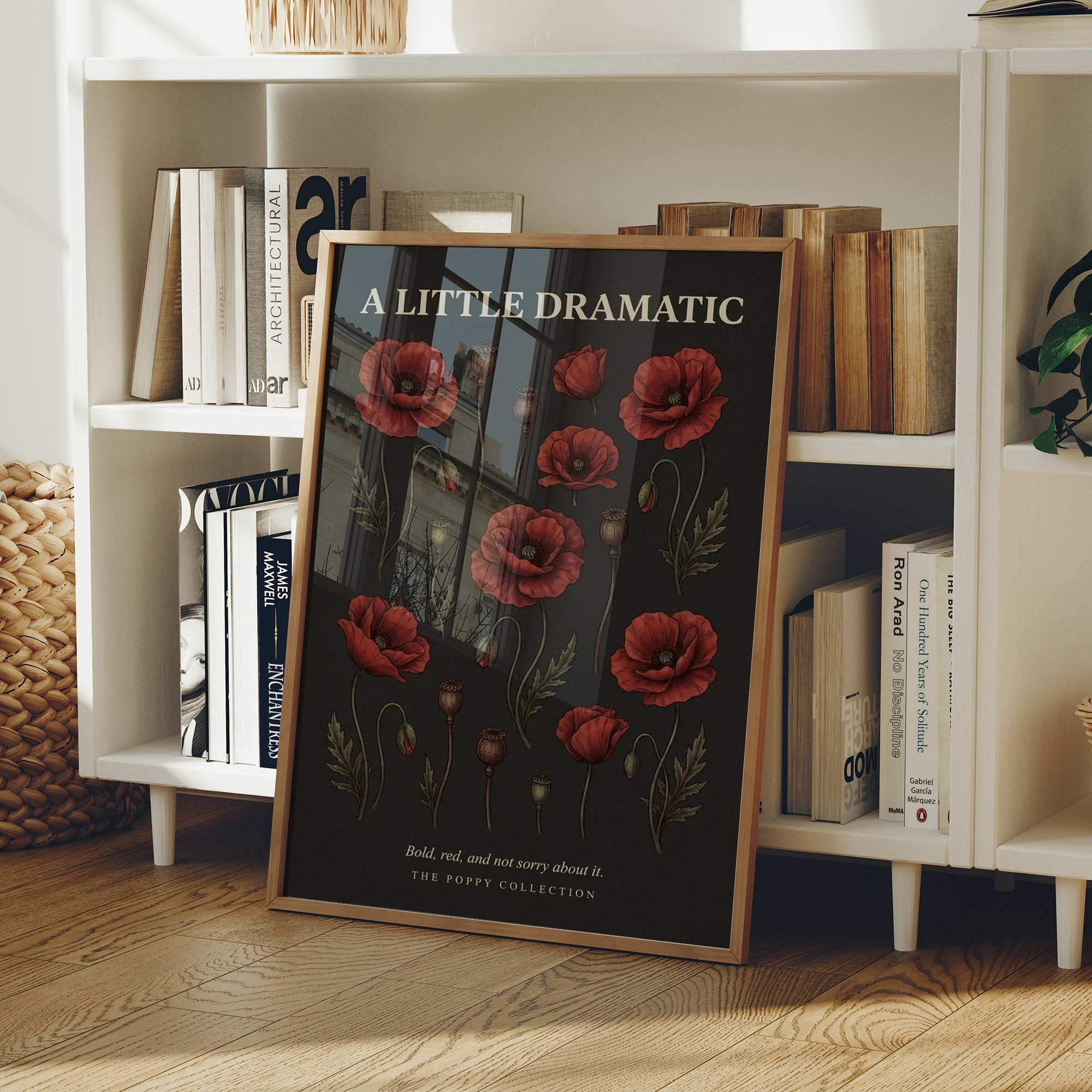 A Little Dramatic: Vintage Poppy Chart