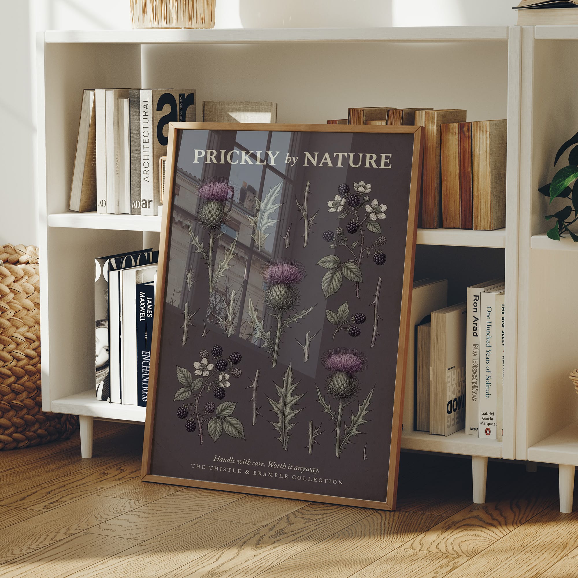 Prickly by Nature: Vintage Thistle & Bramble Chart