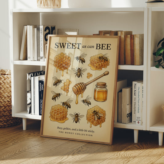Sweet as Can Bee: Vintage Honeybee Chart