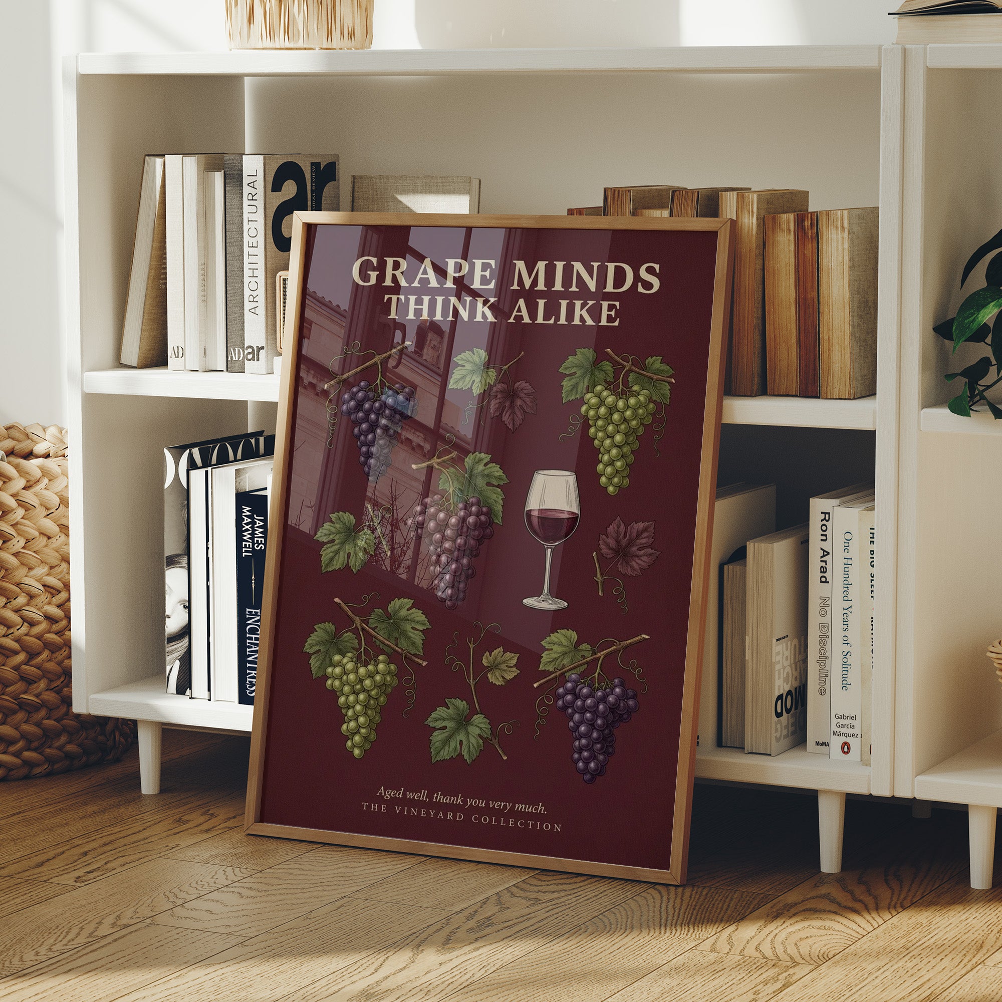 Grape Minds Think Alike: Vintage Vineyard Chart