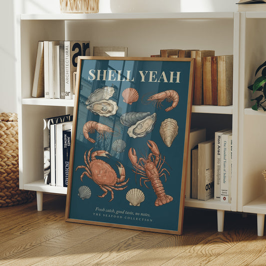 Shell Yeah: Vintage Seafood Chart