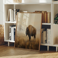 Bison in the Amber Haze