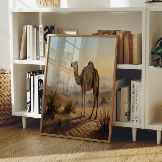 Camel at Golden Dusk