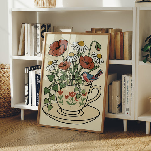 Bluebird's Teacup Garden