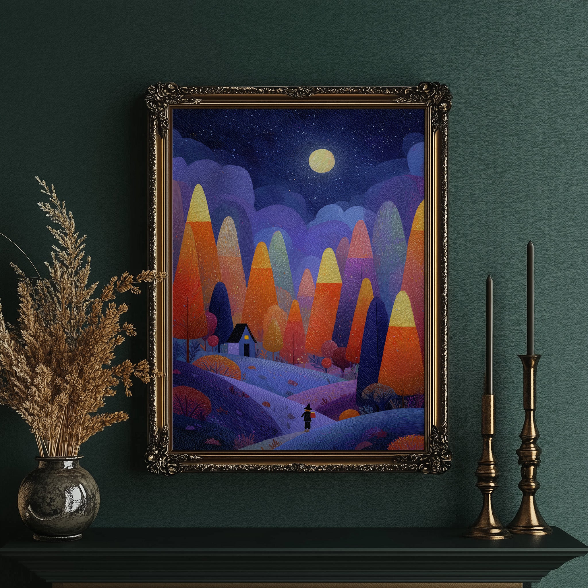 The Witch's Moonlit Path