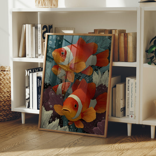 Clownfish in the Anemones