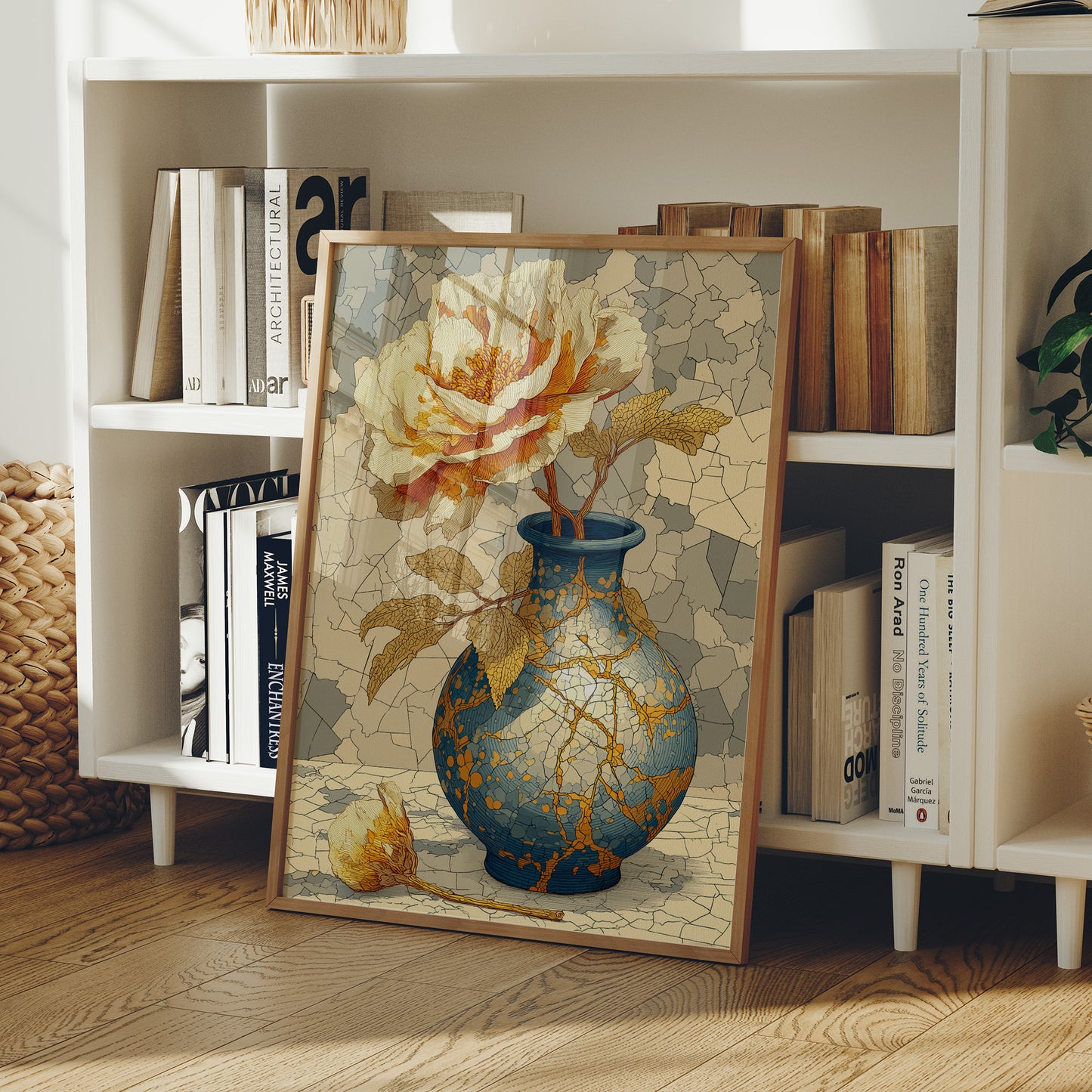 Kintsugi and Peony Bloom