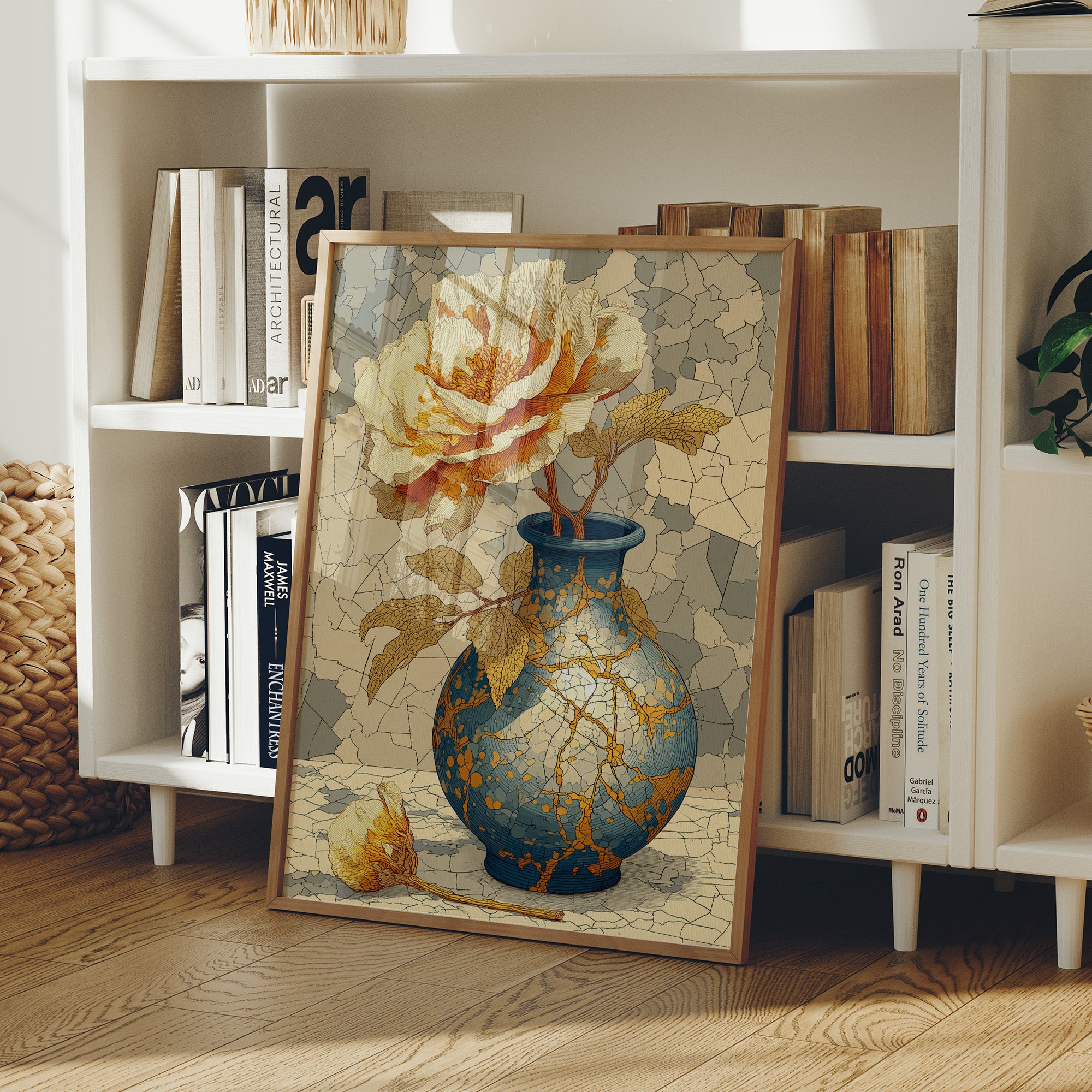 Kintsugi and Peony Bloom