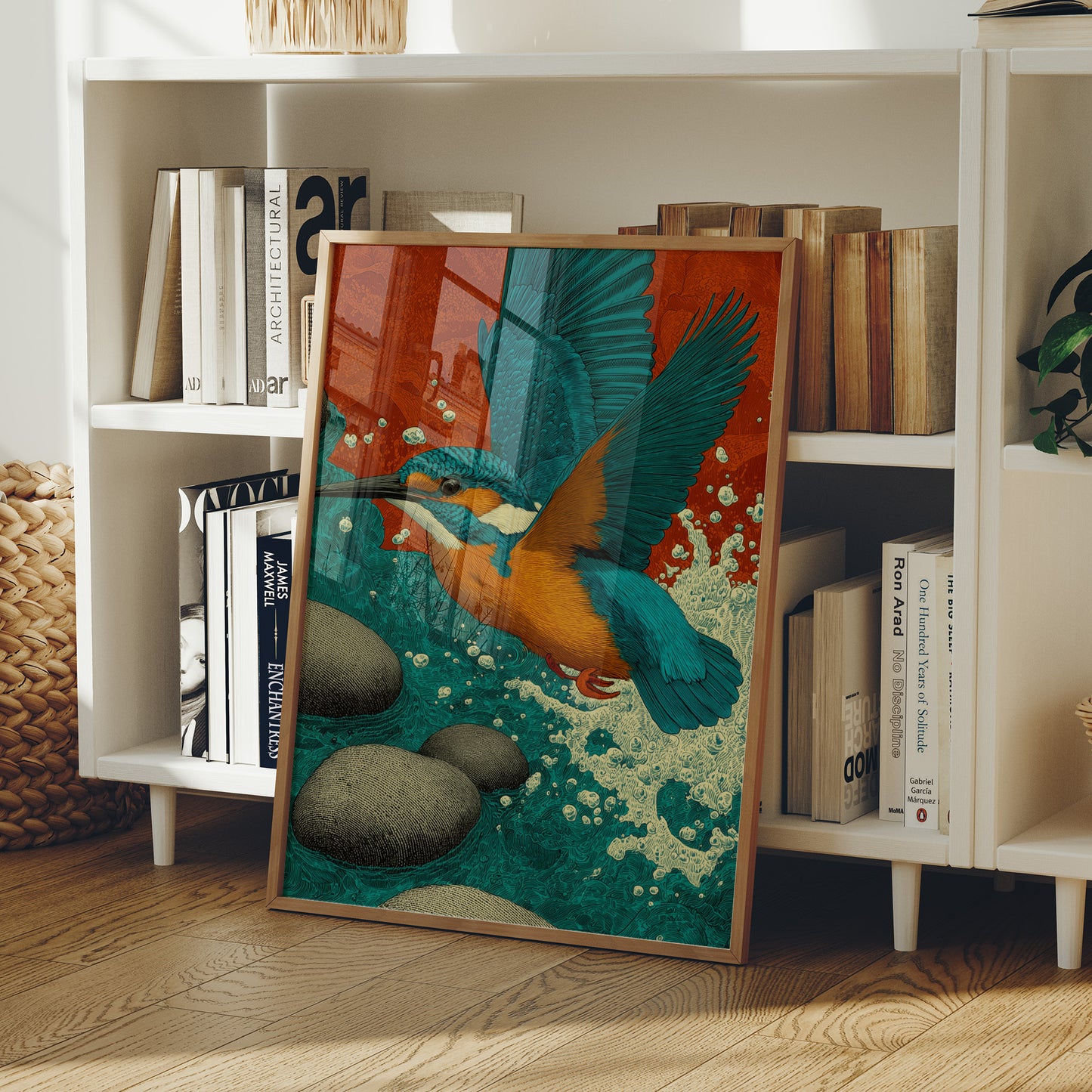 Kingfisher Breaks the Surface