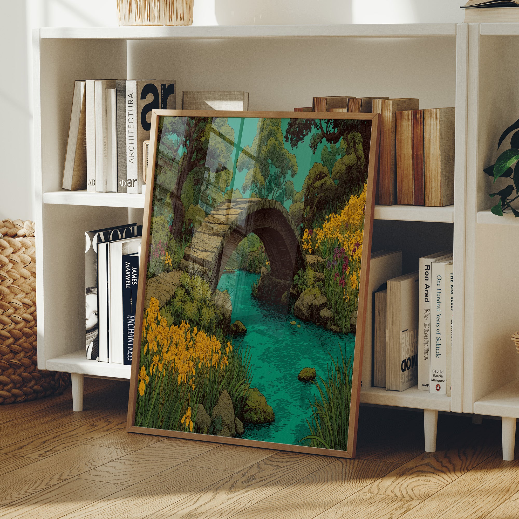 Stone Bridge Over Turquoise Waters