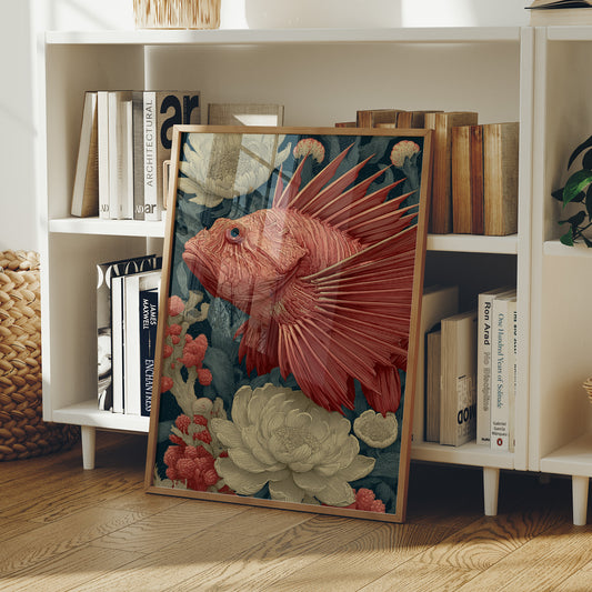 Lionfish Among the Peonies
