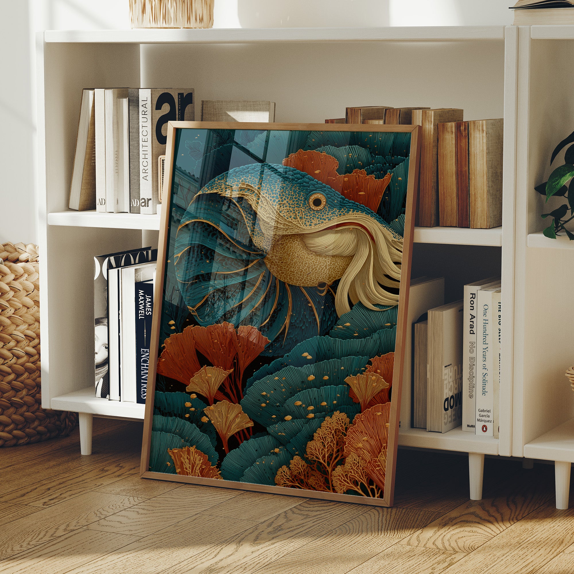 Golden Fins Amid the Reef