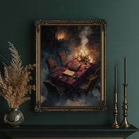 Candlelit Table, Unread Pages