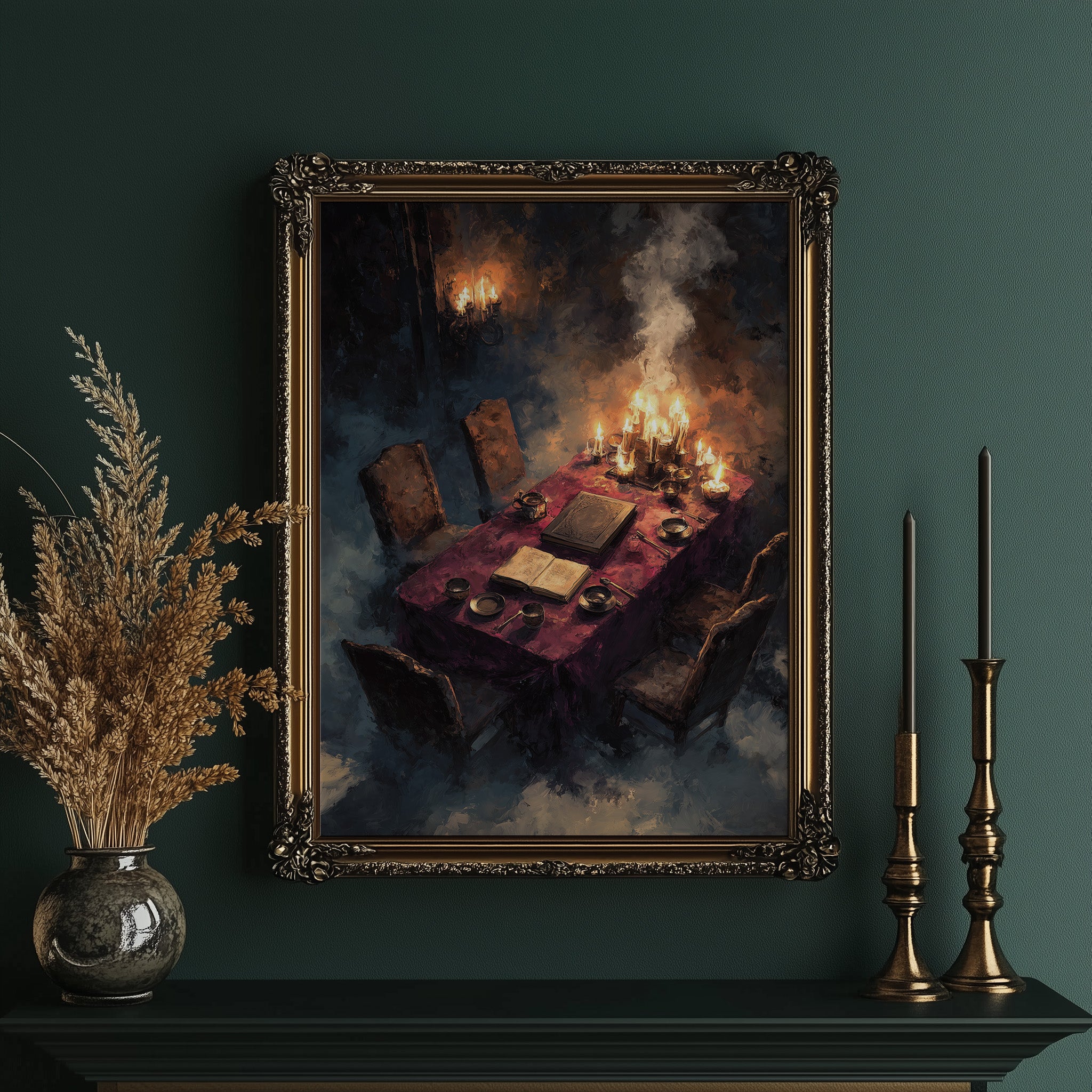 Candlelit Table, Unread Pages