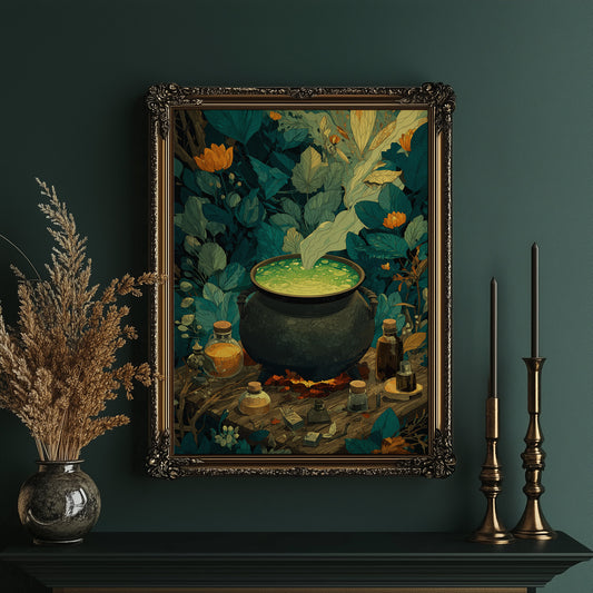 Cauldron Steaming in the Undergrowth