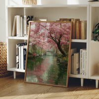 Blossoms Over the Green Canal