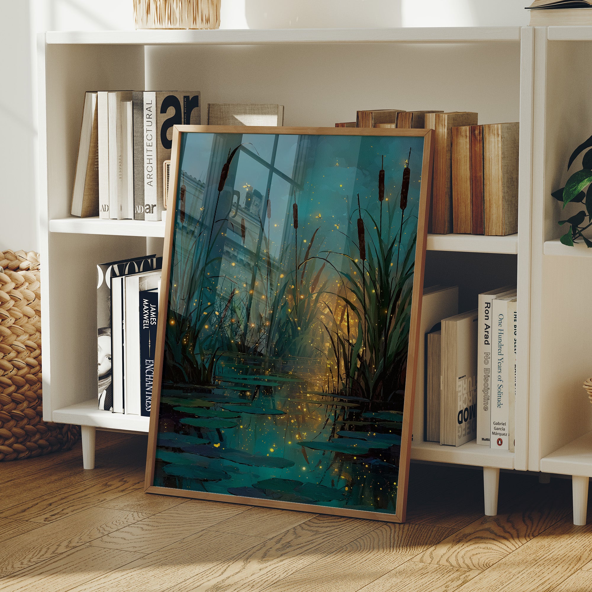 Cattails and Fireflies