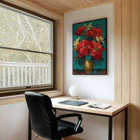 Poinsettias in Gold