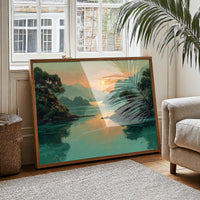 Sunset on Still Water