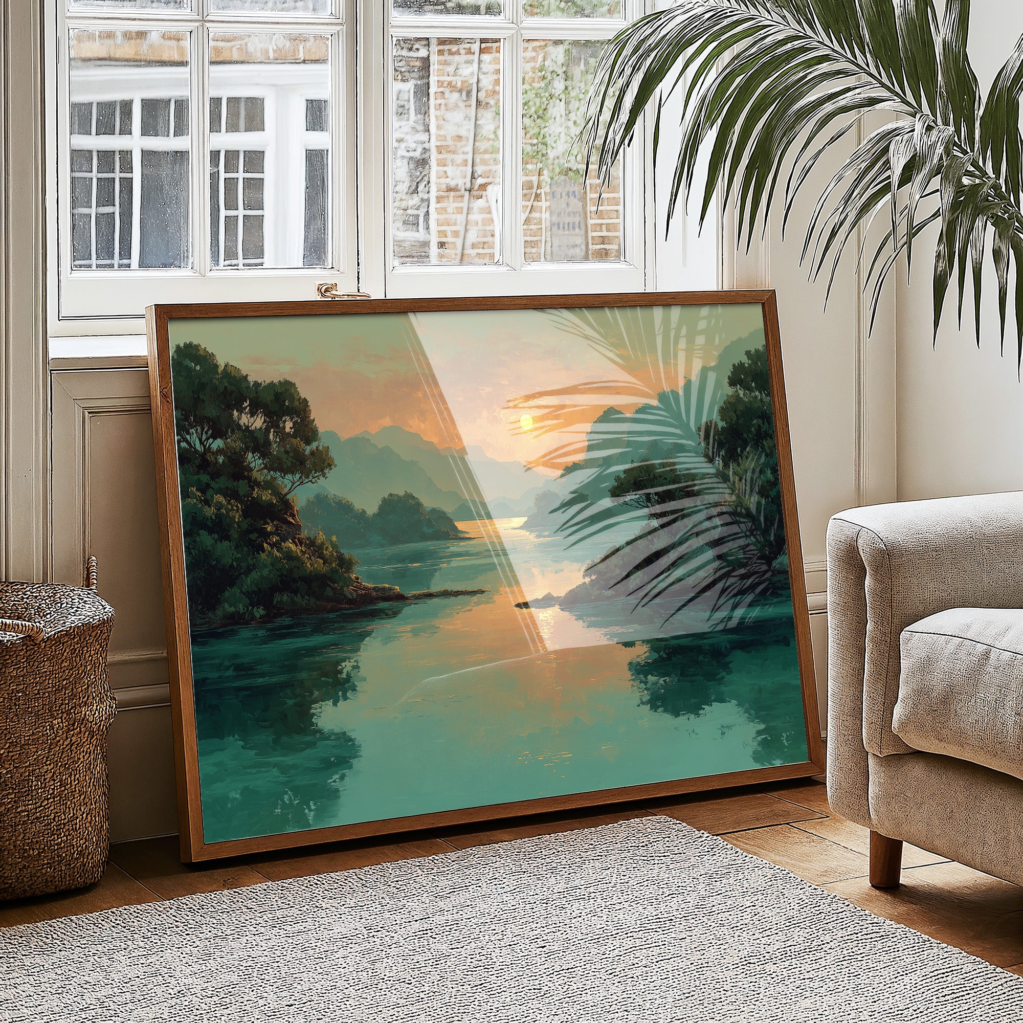 Sunset on Still Water