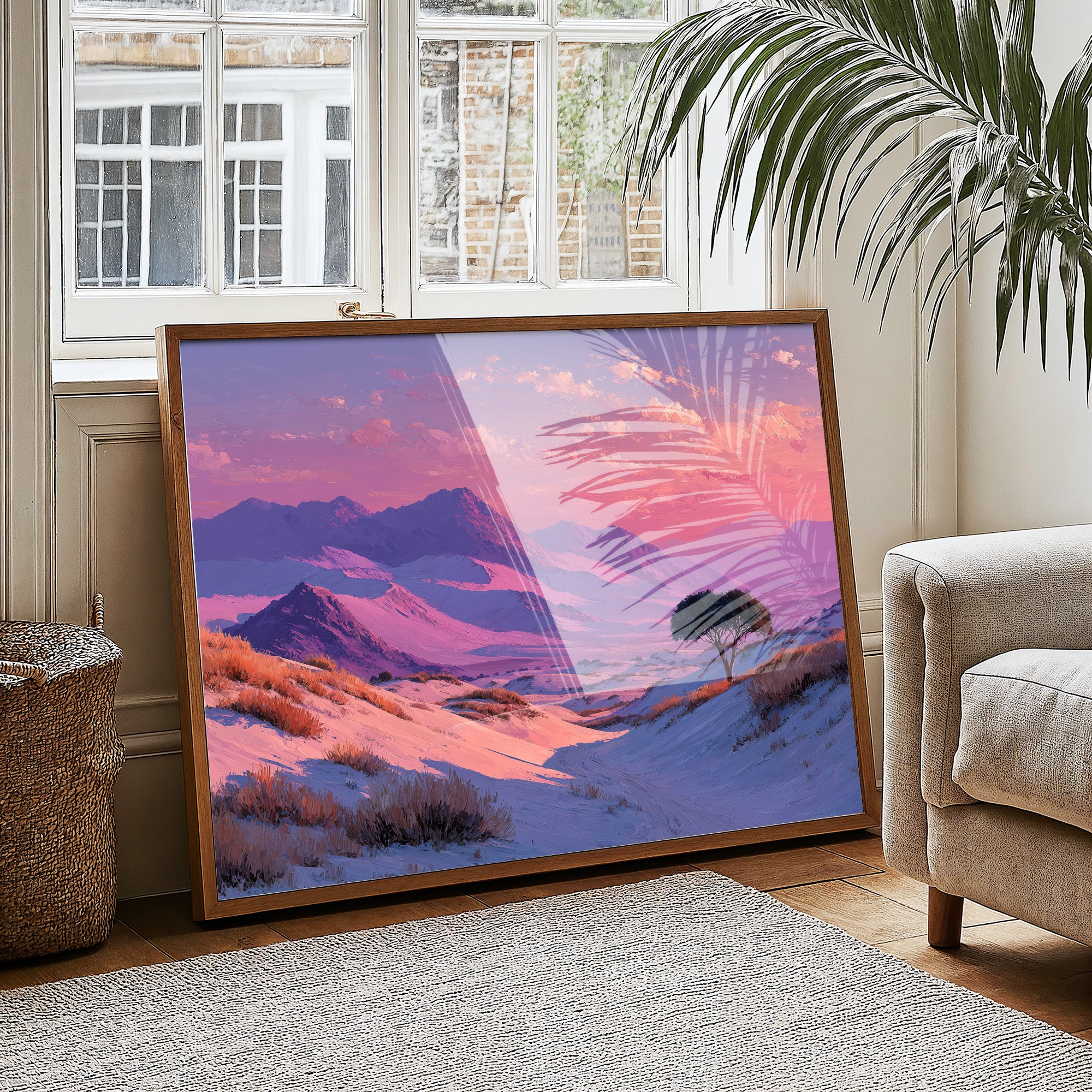 Rose Light Over the Dunes