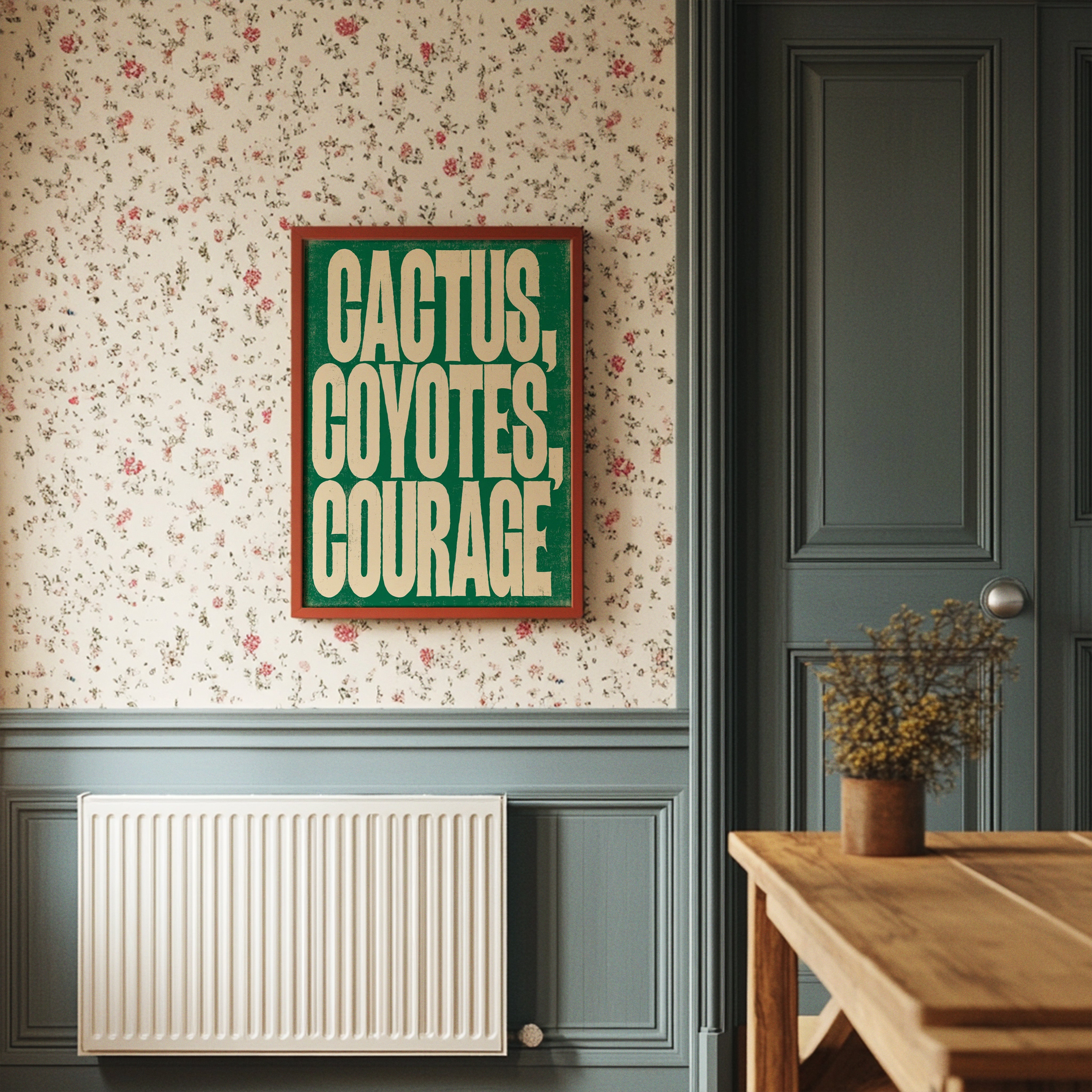Cactus, Coyotes, Courage