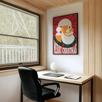 Modernist Santa Portrait