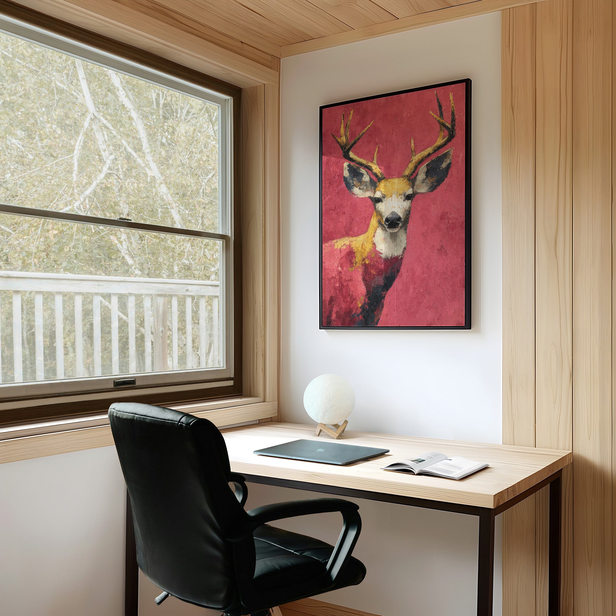 Gilded Buck Portrait