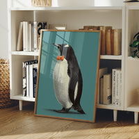Formal Feathers on Teal