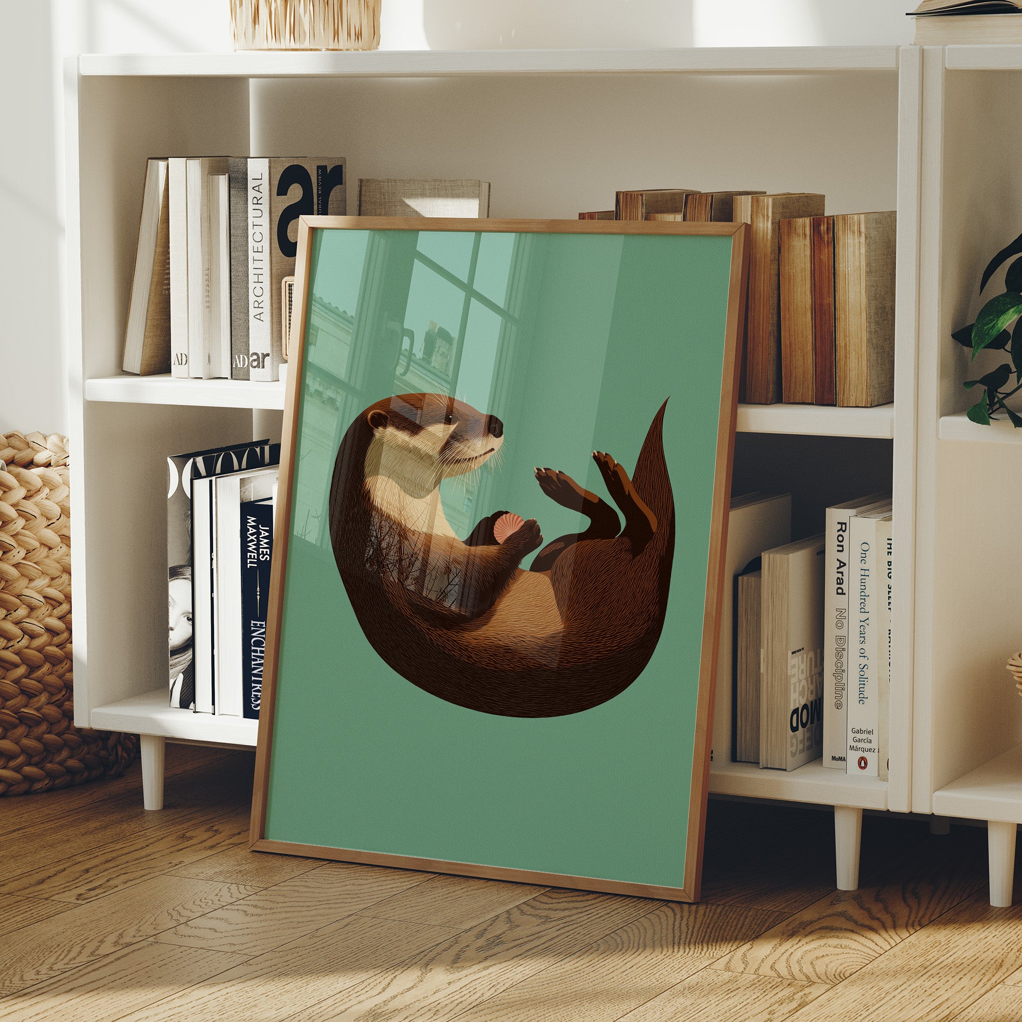 Otter and Its Shell