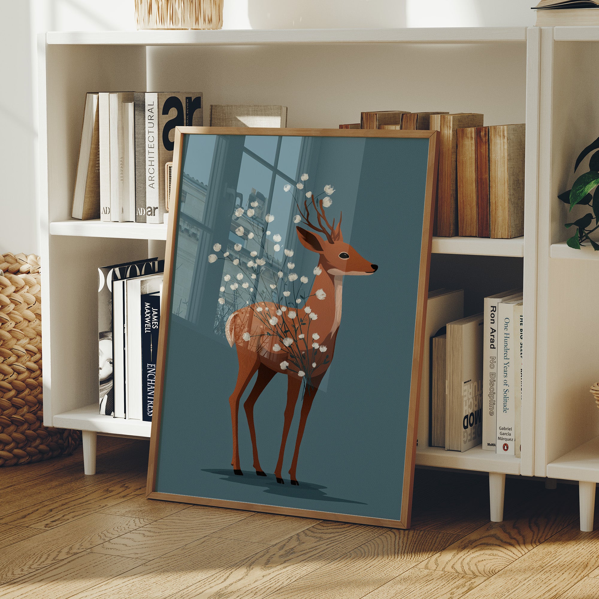 Deer Blooming Wild