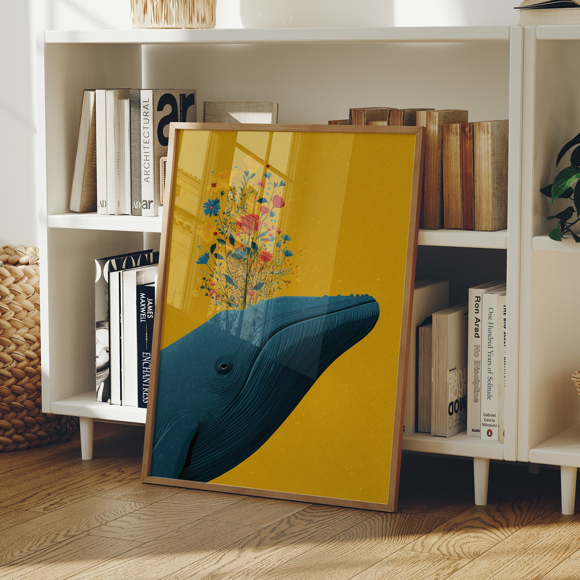 Whale Blooming Wildflowers