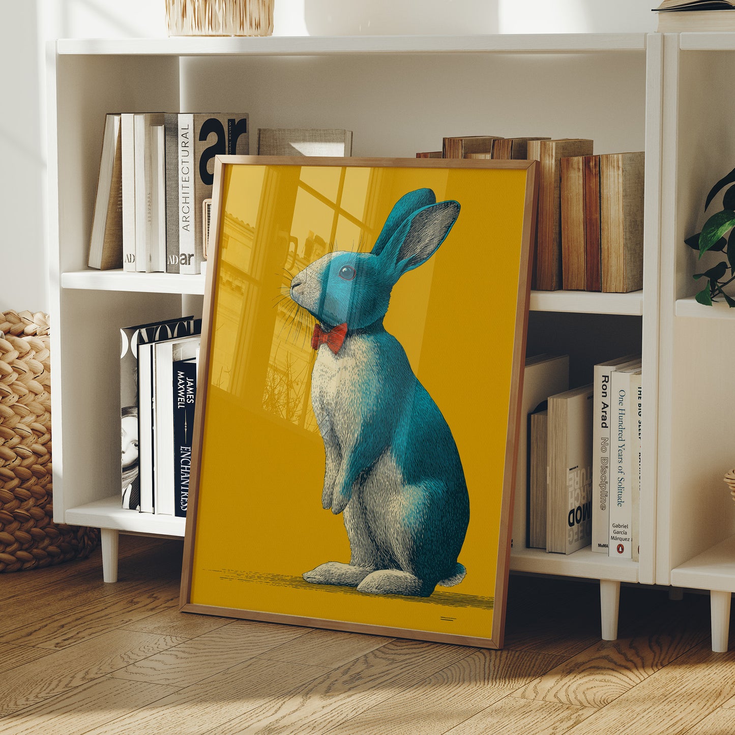Blue Rabbit, Red Bow Tie