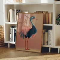 Sleepy Ostrich, Feathers Aflutter