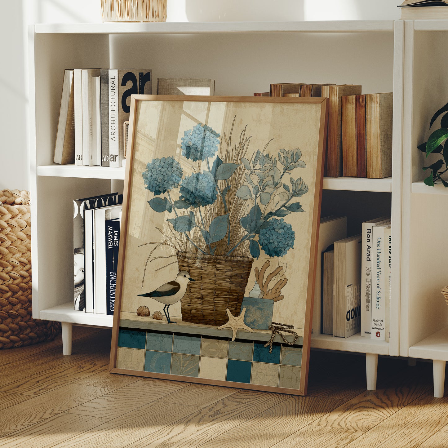 Sandpiper, Hydrangea Basket