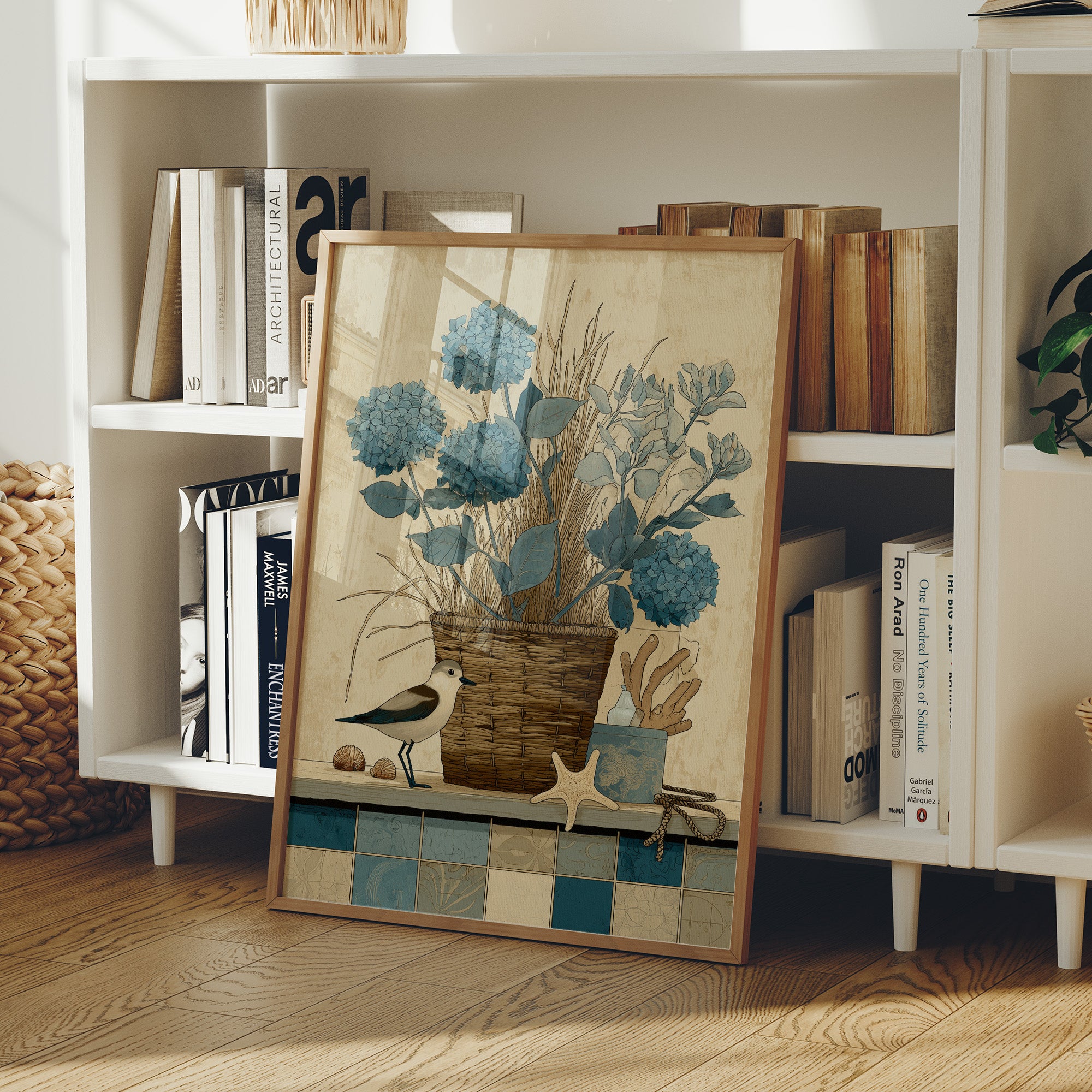 Sandpiper, Hydrangea Basket