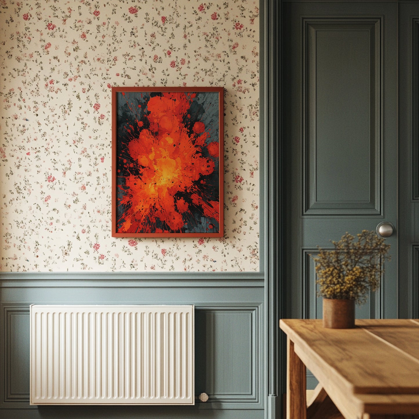 Combustion, Red and Gold