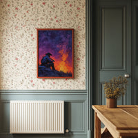 Cowboy's Fireside Serenade