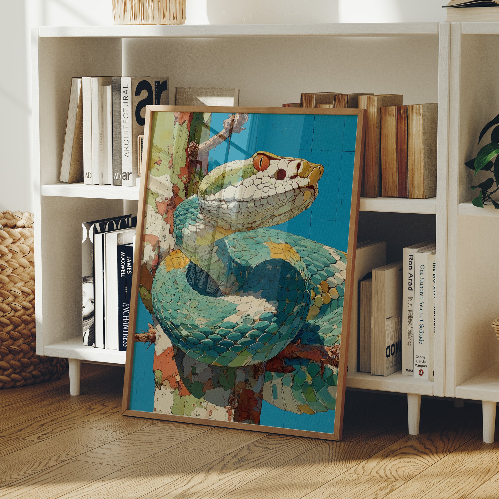 Viper in Turquoise Mosaic